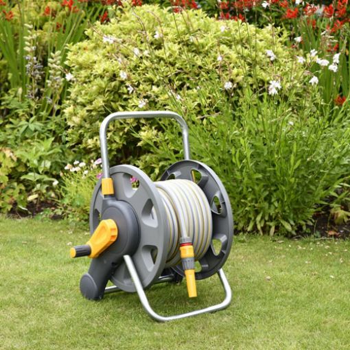Picture of Hozelock Assembled 45Mtr Capacity Reel With 25Mtr Hose