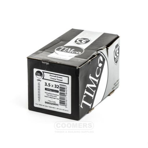 Picture of TIMco Drywall Screw 3.5 x 32mm Coarse Thread (Box of 1000)