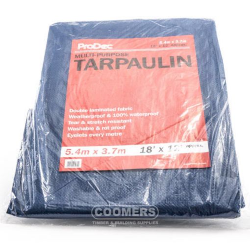 Picture of Prodec Multi-Purpose Tarpaulin 5.4 x 3.7Mtr
