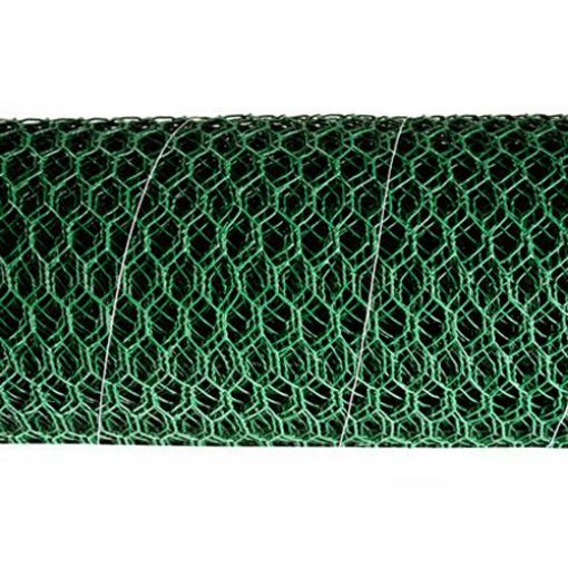 Picture of PVC Coated Wire Netting Green 25mm - 0.5 x 10Mtr