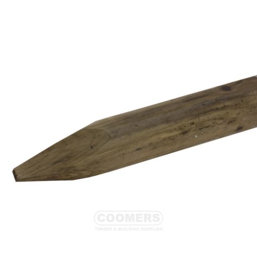 Picture of Machined Round Stake 75mm x 2.4Mtr
