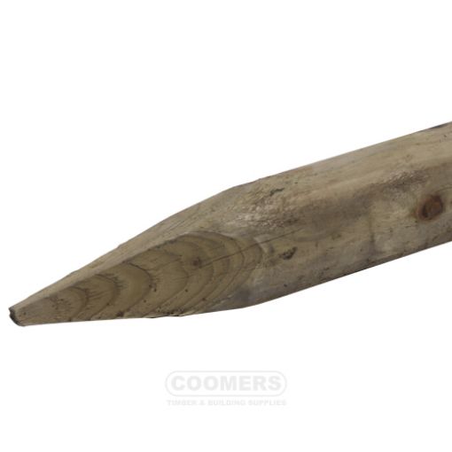Picture of Machined Round Stake 100mm x 2.4Mtr