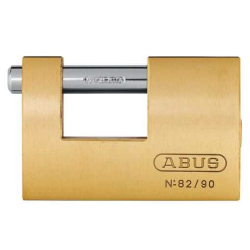 Picture of Abus 82/90mm Monoblock Brass Shutter Padlock