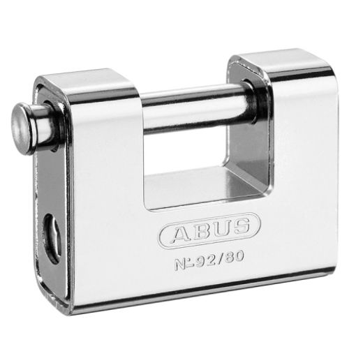 Picture of Abus 92/80mm Monoblock Brass Body Shutter Padlock