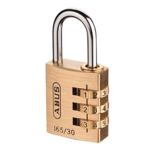 Picture of Abus 165/30 30mm Solid Brass Body Combination Padlock (3-Digit)
