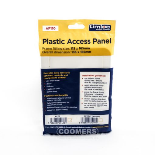 Picture of Timloc Plastic Access Panel 110 x 160mm