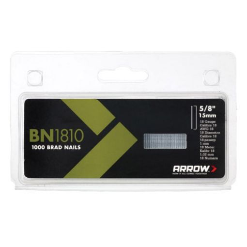 Picture of Arrow Brad Nails 15mm Pack 1000