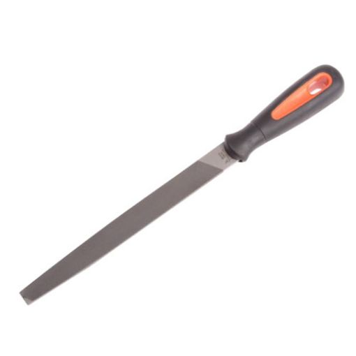 Picture of Bahco Handled Flat Second Cut File 200mm