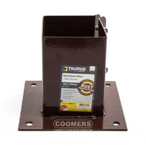 Picture of Taurus Bolt Down Fence Shoe 100mm
