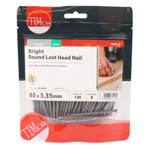 Picture of Bright Round Lost Head Nail 65 x 3.35mm - 0.5KG