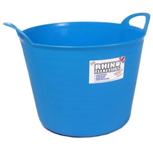 Picture of Large Rhino Flexitub 40Ltr - Blue