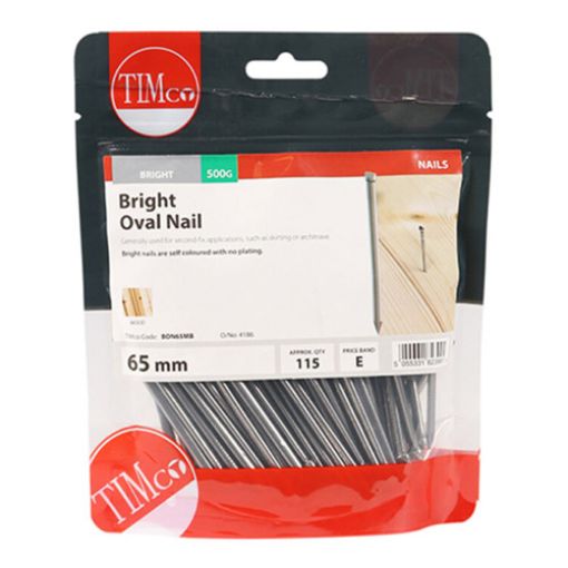 Picture of Bright Oval Nail 65mm - 0.5KG