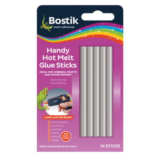 Picture of Bostik Handy Hot Melt Glue Sticks (Pack 14)