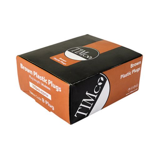 Picture of Brown Plugs (Box of 100)