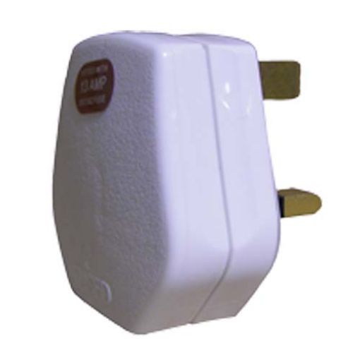Picture of 13 Amp Resilient Plug - White