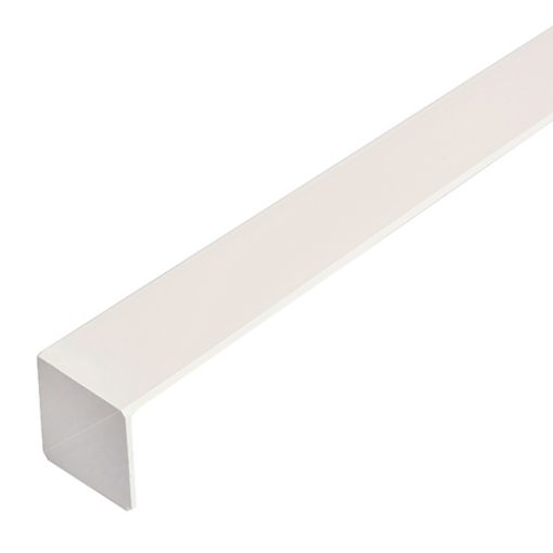 Picture of Summit PVC Roof Trim 90 Deg Square Corner White 300mm