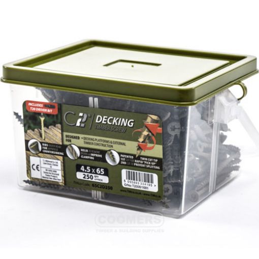 Picture of TIMco C2 Decking Screw 4.5 x 65mm (Tub of 250)