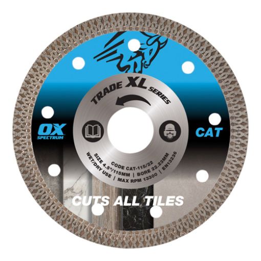 Picture of Trade XL Cuts All Tiles Diamond Blade 115/22.23mm