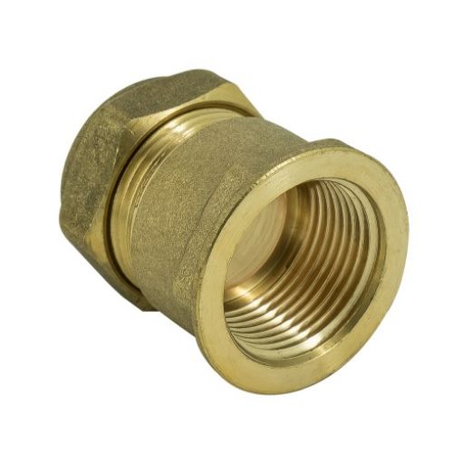 Picture of Compression Straight Connector Female Iron 15mm x 1/2"