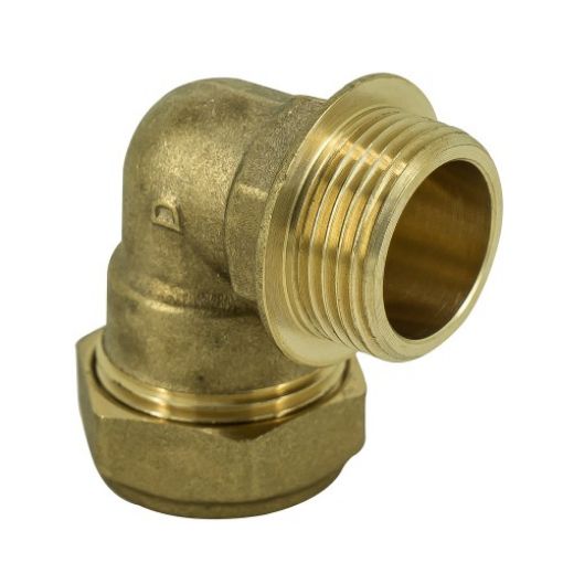 Picture of Compression 90 Deg Male Iron Elbow 15mm x 1/2"