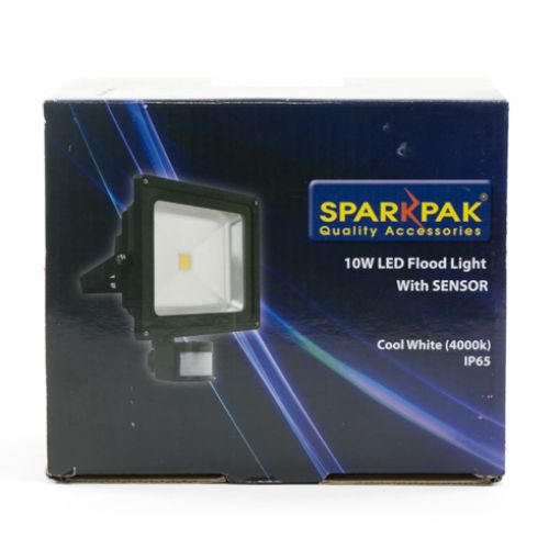 Picture of Led PIR Flood Light Black 10w