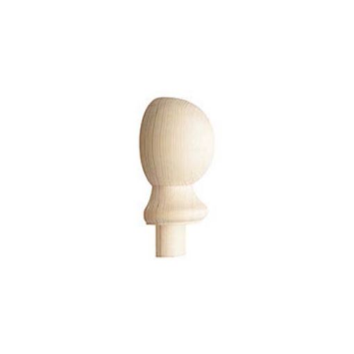 Picture of Pine Half Ball Newel Cap