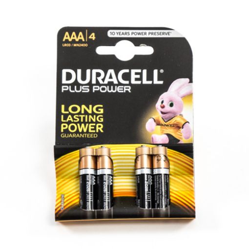 Picture of Duracell Plus AAA Battery Pack of 4