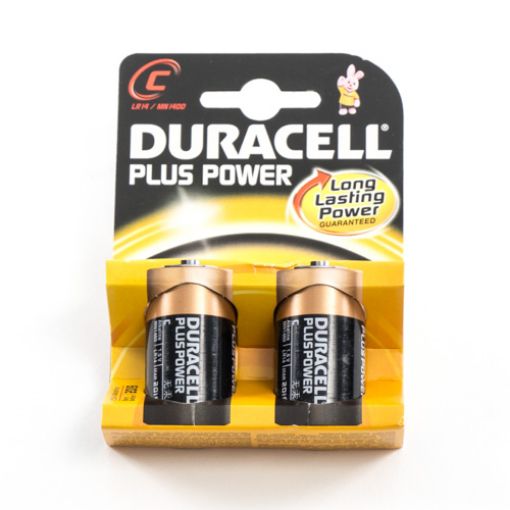 Picture of Duracell Plus C Battery Pack of 2