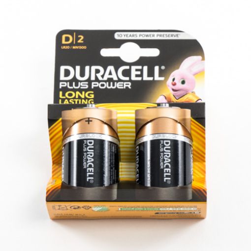 Picture of Duracell Plus D Battery Pack of 2