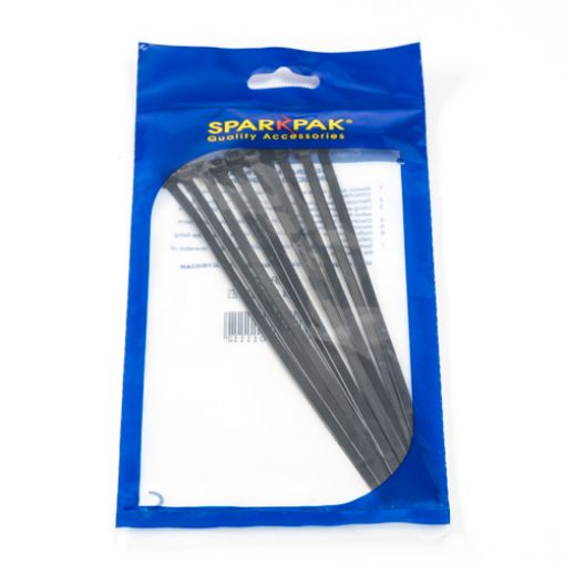 Picture of Cable Ties Black 160 x 4.8mm Pack of 10