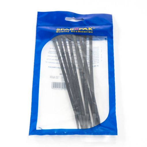 Picture of Cable Ties Black 200 x 4.8mm Pack of 10