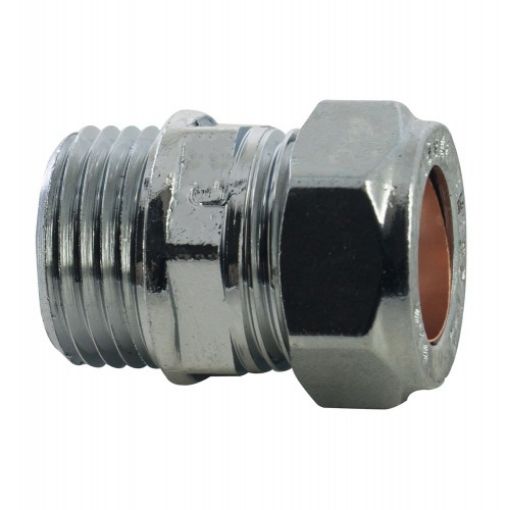 Picture of CP Compression Male Iron Coupling 15mm