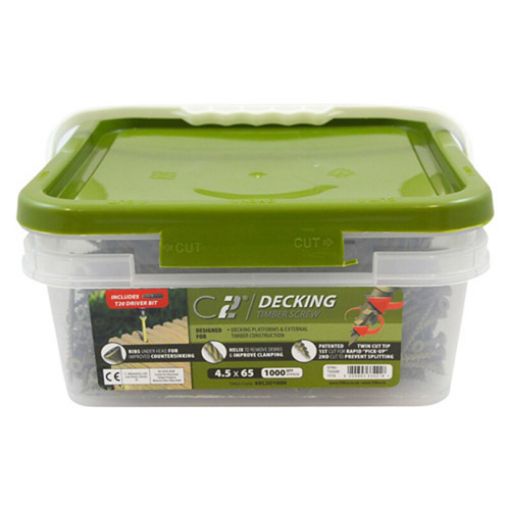 Picture of TIMco C2 Decking Screw 4.5 x 65mm (Tub of 1000)