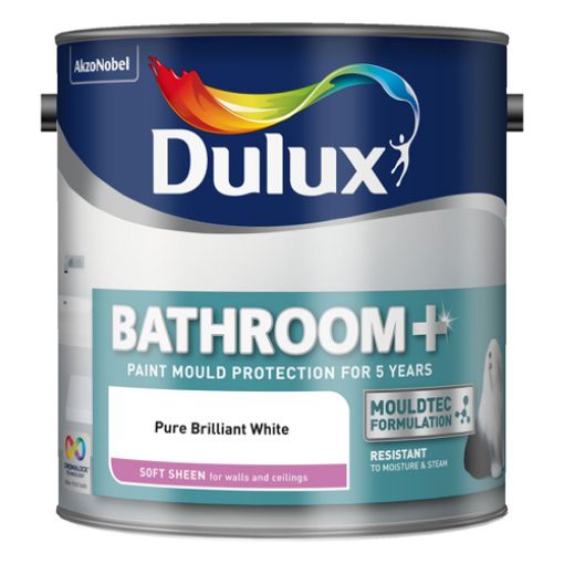 Picture of Dulux Easycare Bathroom Soft Sheen PBW 1Ltr