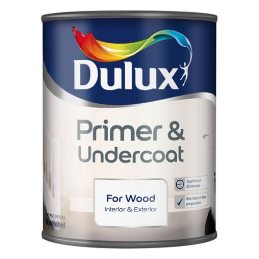 Picture of Dulux Primer And Undercoat For Wood 250ml