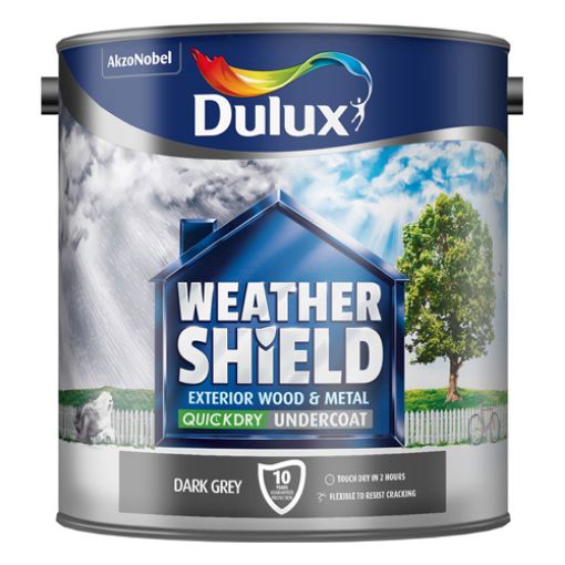 Picture of Dulux Weathershield Undercoat Dark Grey 2.5Ltr