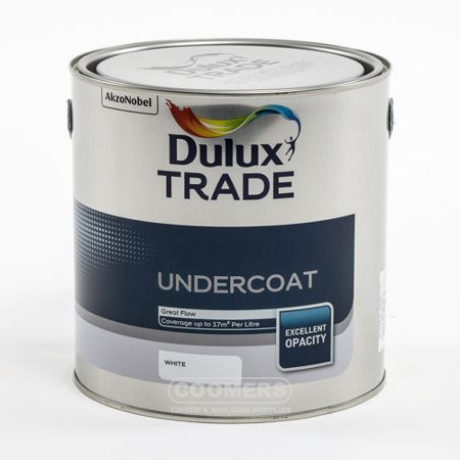 Picture of Dulux Trade Undercoat White 2.5Ltr