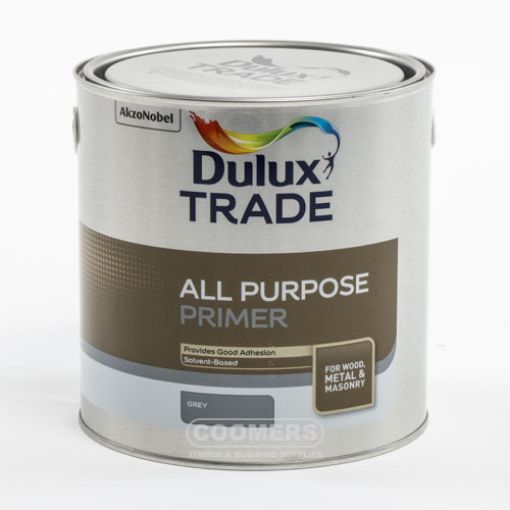 Picture of Dulux Trade All Purpose Primer Grey 2.5Ltr