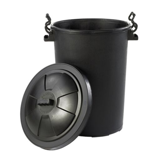 Picture of Plastic Dustbin With Lid 85Ltr