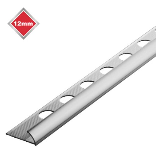 Picture of Tile Trim Aluminium 2.44Mtr x 12mm Silver
