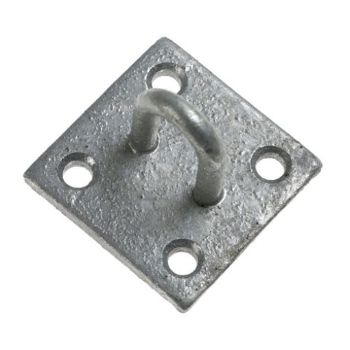 Picture of Staple on Square Plate Galvanised