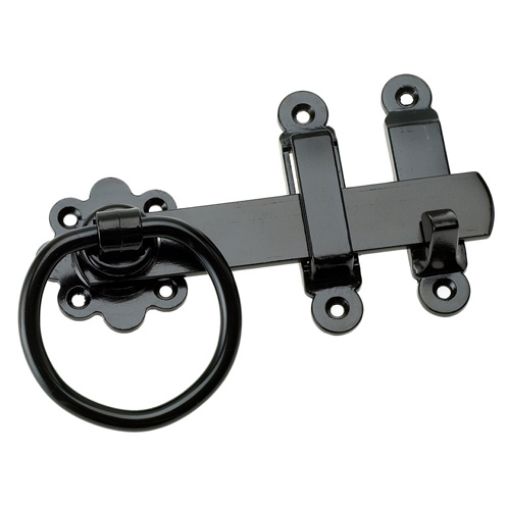 Picture of Ring Gate Catch Black 150mm