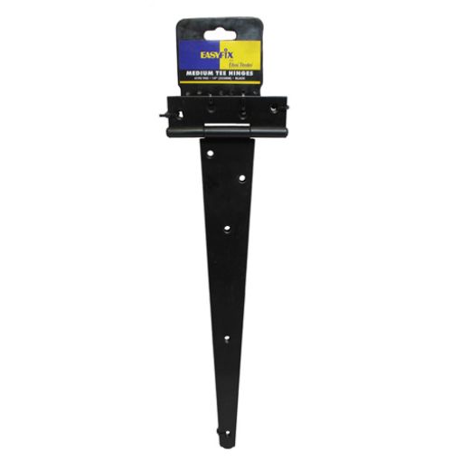 Picture of Medium Tee Hinges Black Pair 18" (457mm)