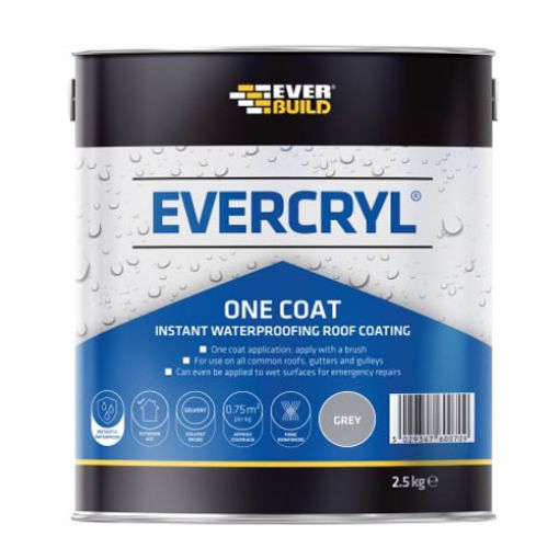 Picture of Everbuild Evercryl One Coat Grey 2.5KG