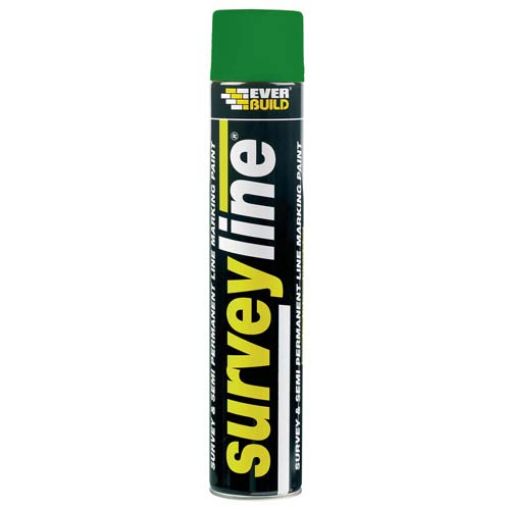 Picture of Everbuild Surveyline Semi-Permanent Paint, Green 700ml