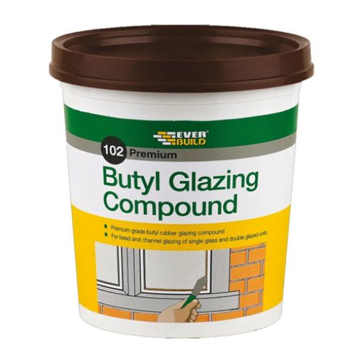 Picture of Butyl Glazing Compound Brown 2KG