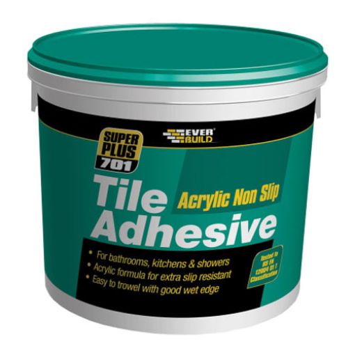 Picture of Everbuild 701 Non Slip Tile Adhesive 3.75KG