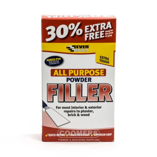 Picture of Everbuild All Purpose Powder Filler, White, 450g