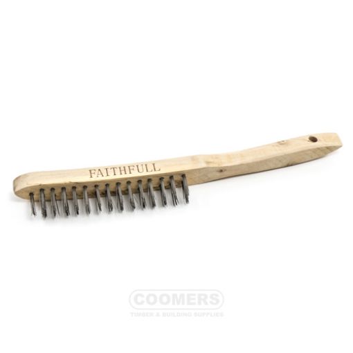 Picture of Faithfull Lightweight 2-Row Scratch Brush