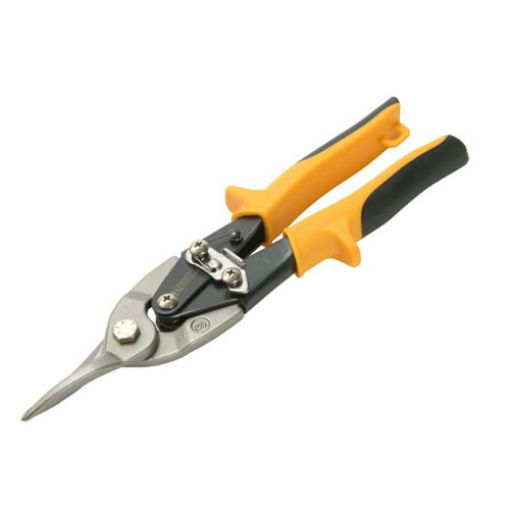 Picture of Faithfull Yellow Compound Aviation Snips Straight Cut 250mm